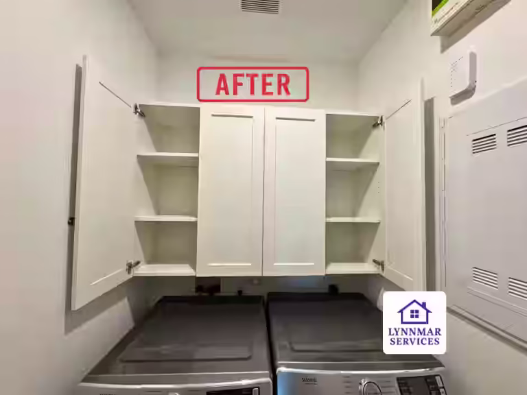 laundry room cabinet installation Argyle TX